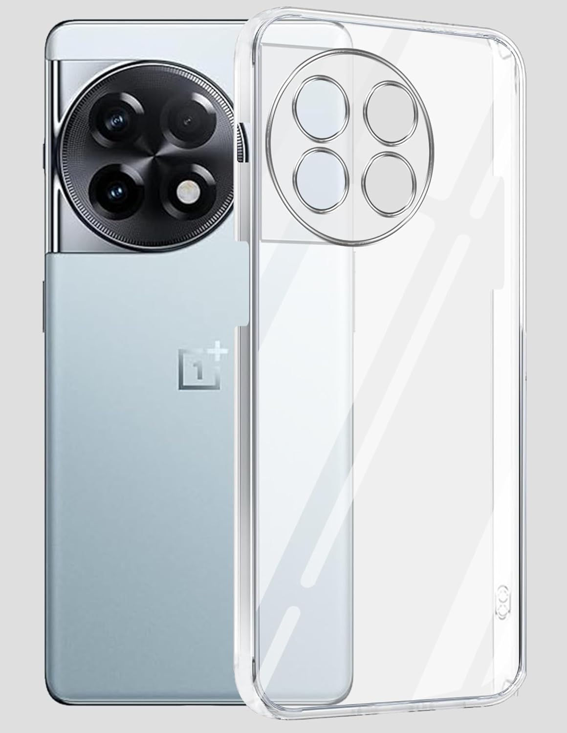 OnePlus 11R  Lifetime Anti-Yellow Clear Back Cover)