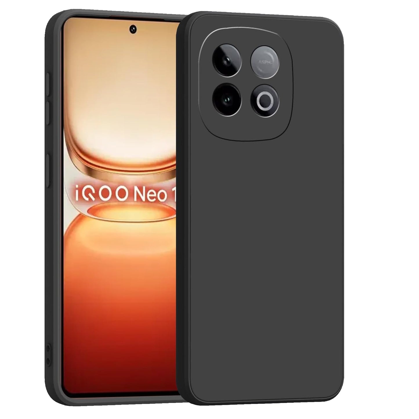 iQOO Neo 10 ( Black Silicone Cover)