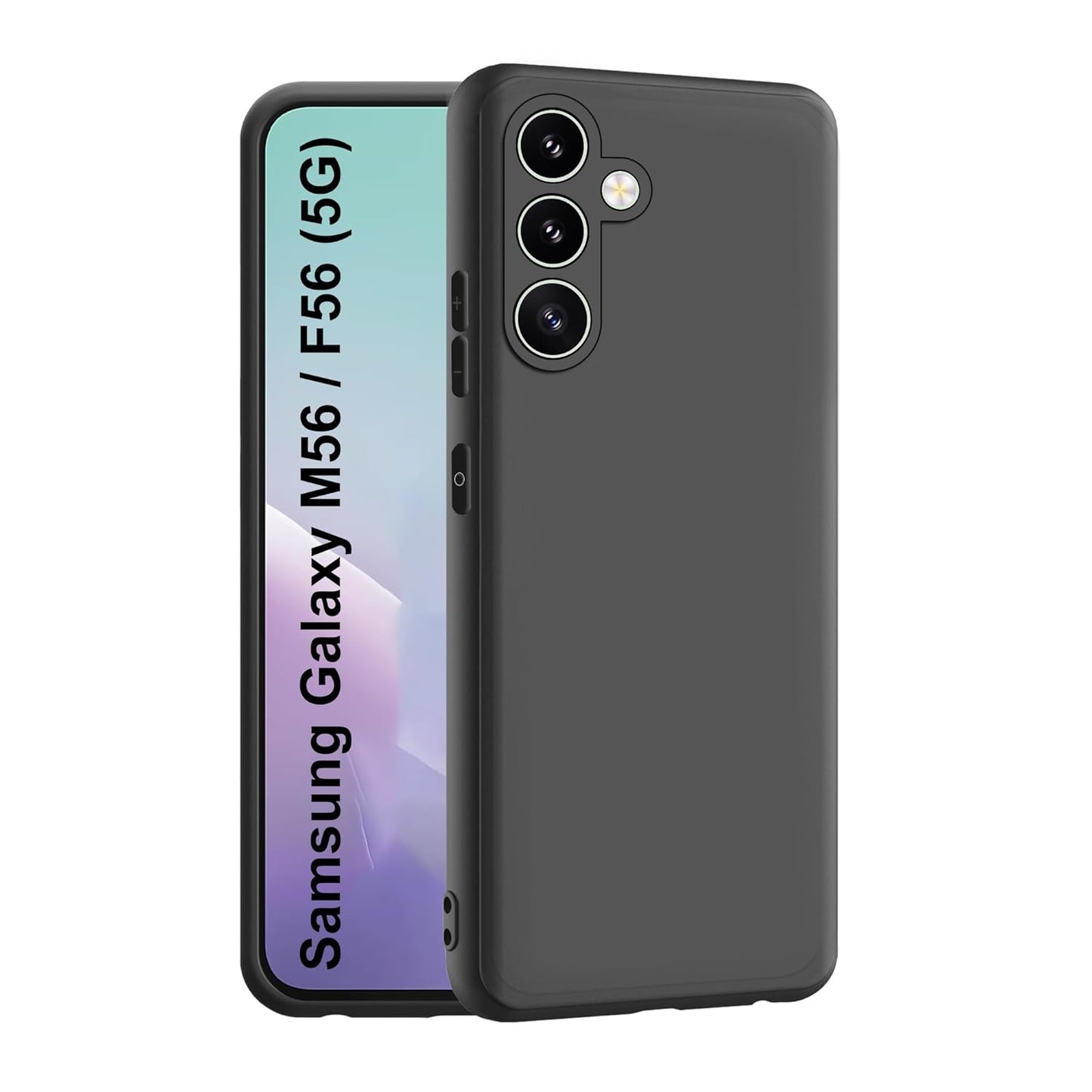 Samsung M56 5G (Black Silicone Cover)