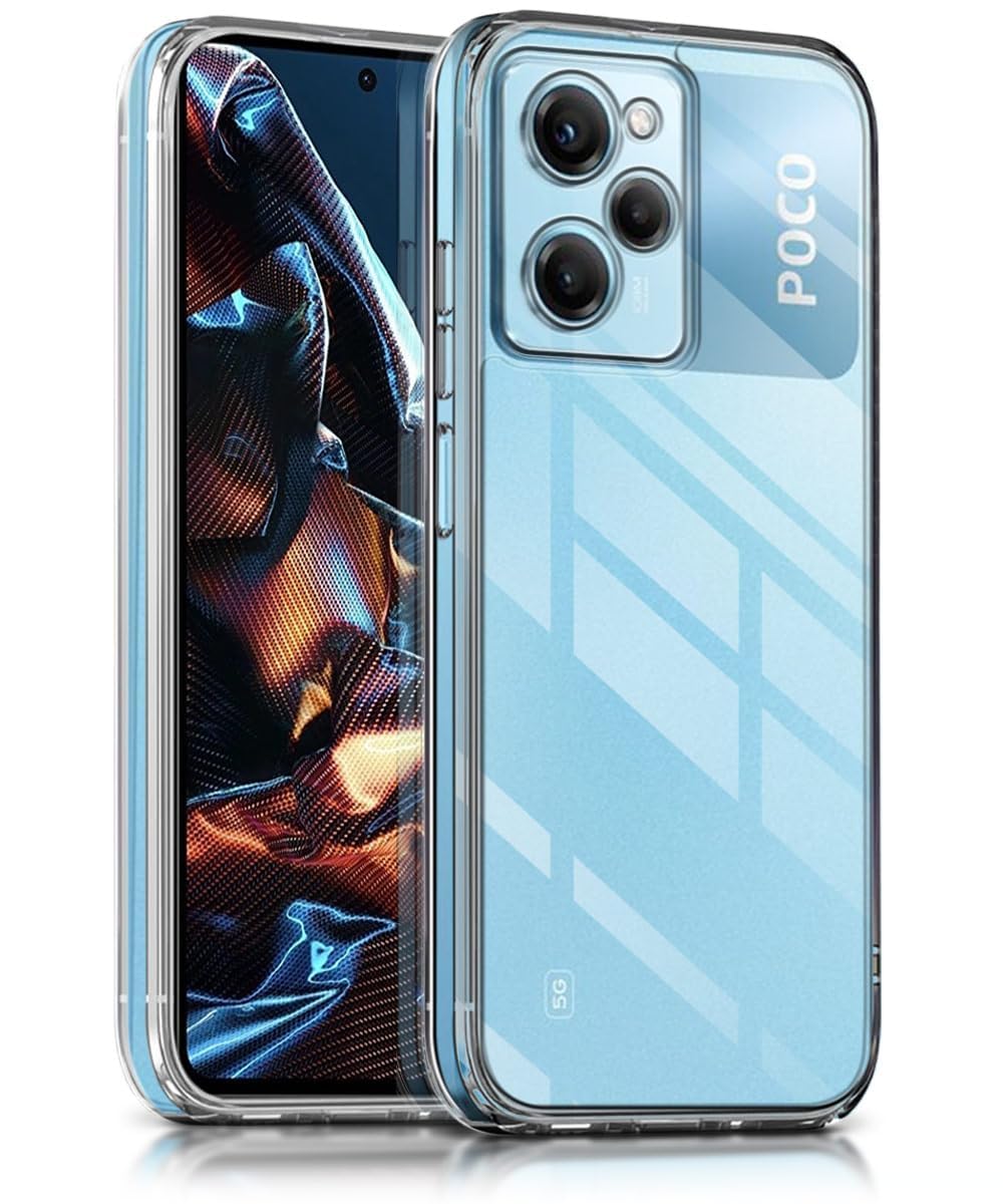 POCO X5 Pro 5G ( Lifetime Anti-Yellow Clear Back Cover)