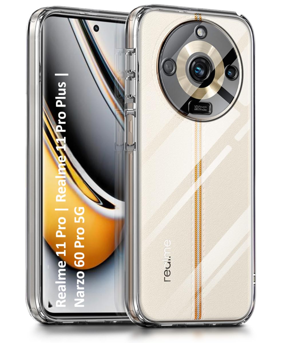 Realme 11 Pro/Pro Plus 5G  (Lifetime Anti-Yellow Clear Back Cover)