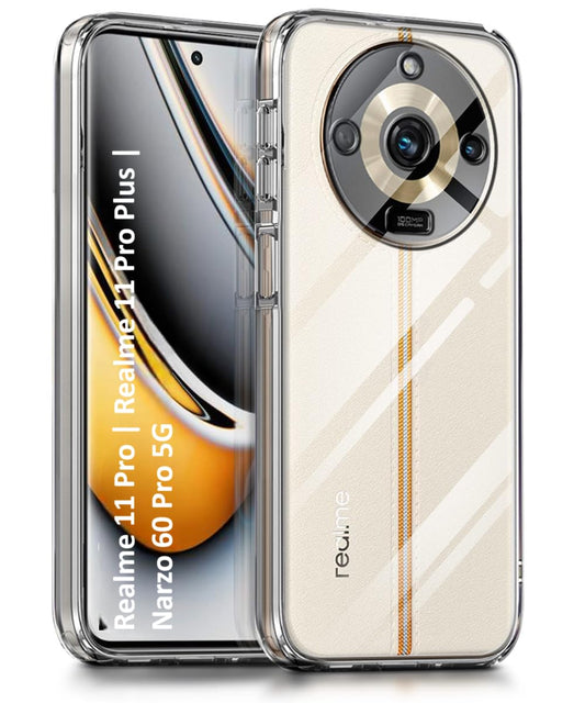 Realme 11 Pro/Pro Plus 5G  (Lifetime Anti-Yellow Clear Back Cover)