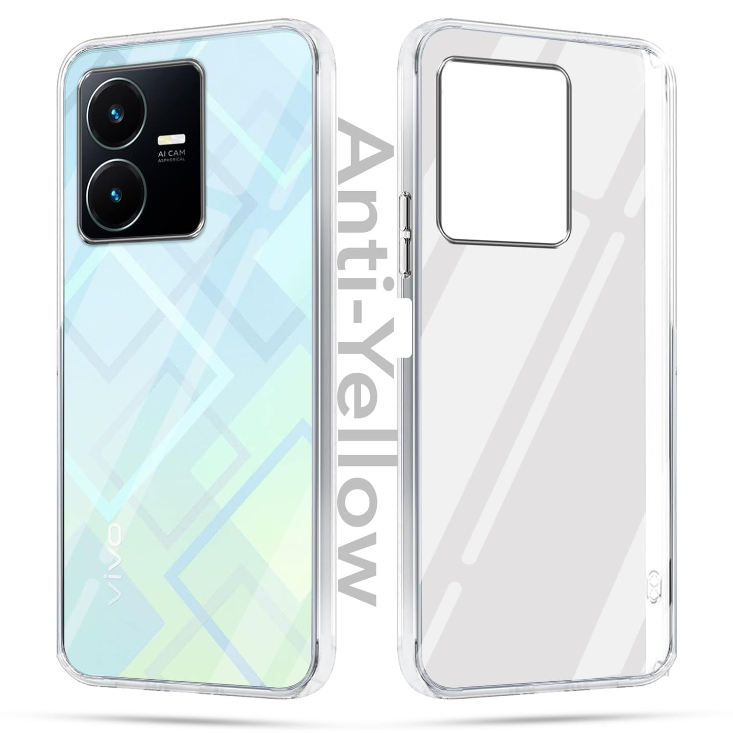 VIVO Y22 / Y22s (Lifetime Anti-Yellow Clear Back Cover)