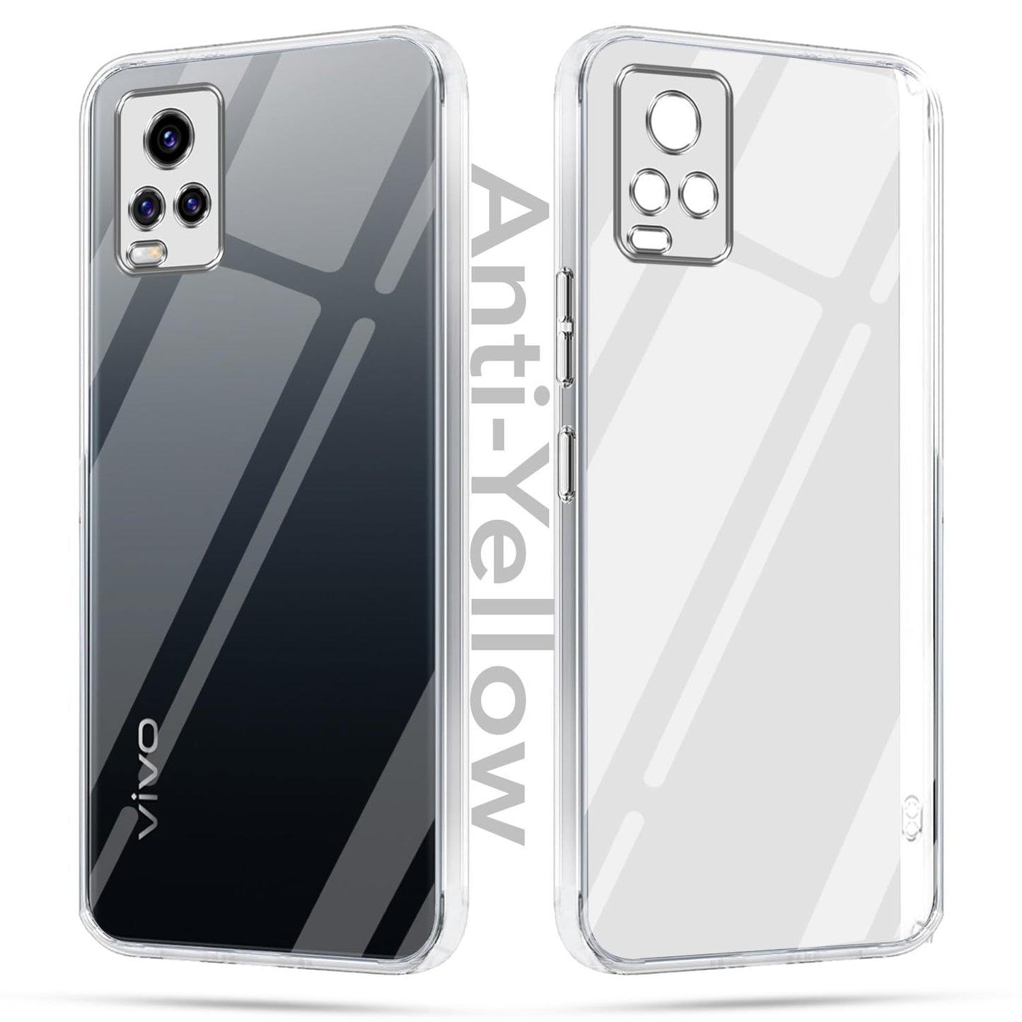 Vivo V20 Pro (Lifetime Anti-Yellow Clear Back Cover)
