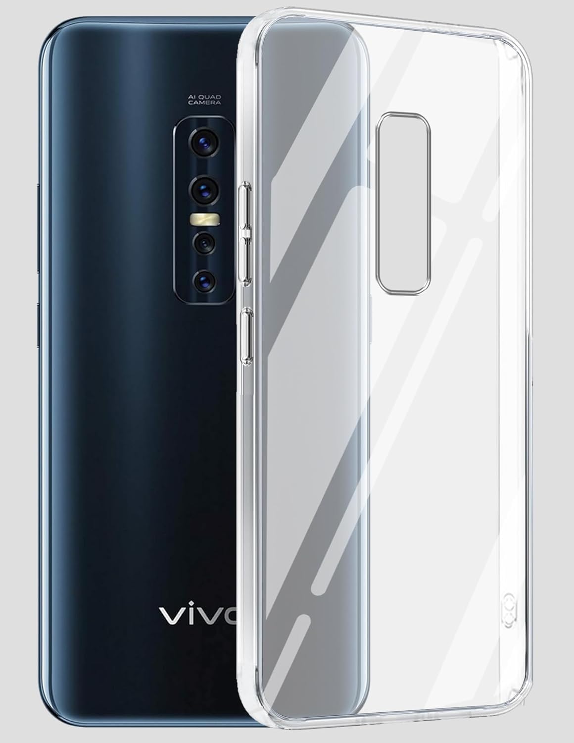 Vivo V17 Pro (Lifetime Anti-Yellow Clear Back Cover)