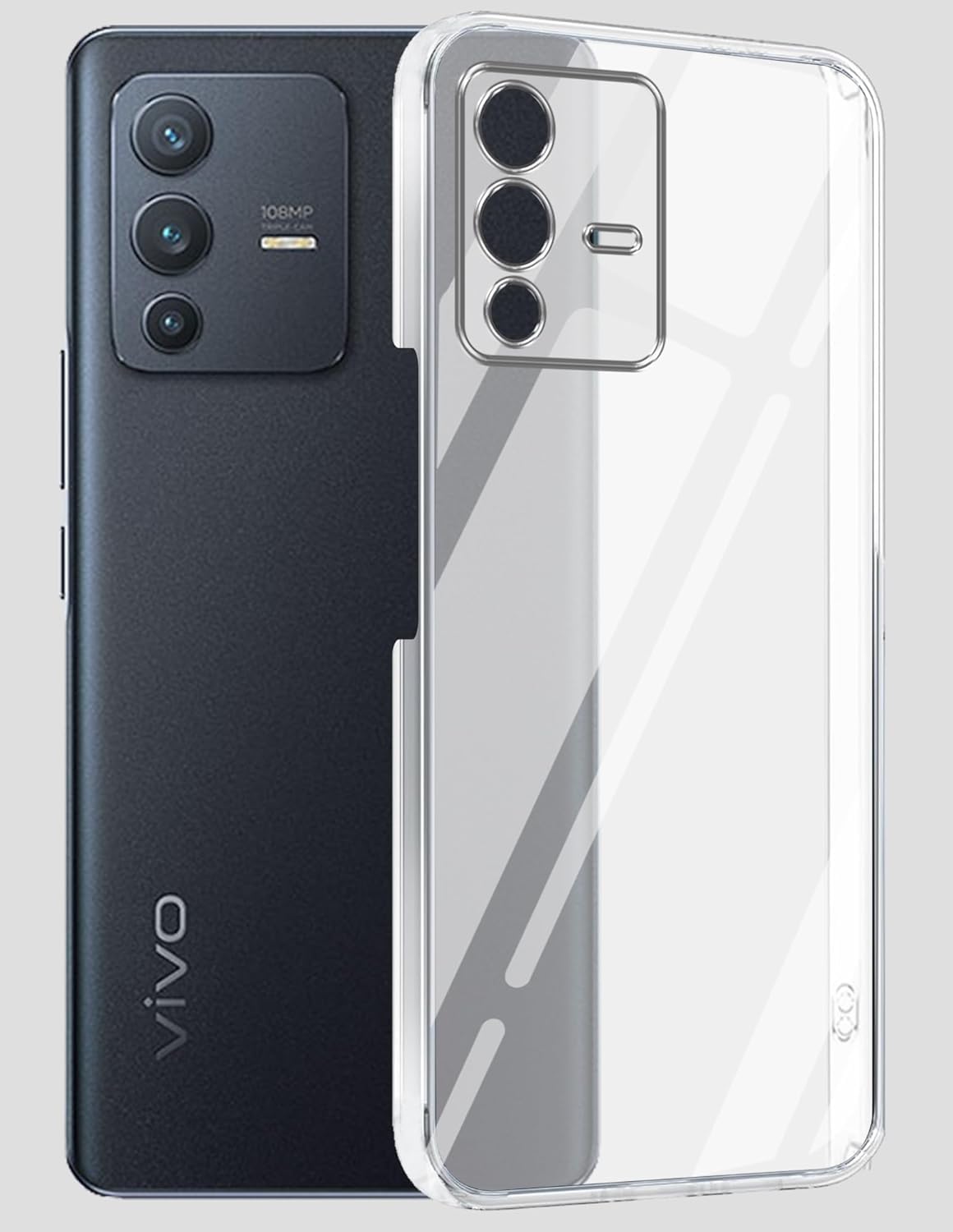 Vivo V23 Pro (Lifetime Anti-Yellow Clear Back Cover)