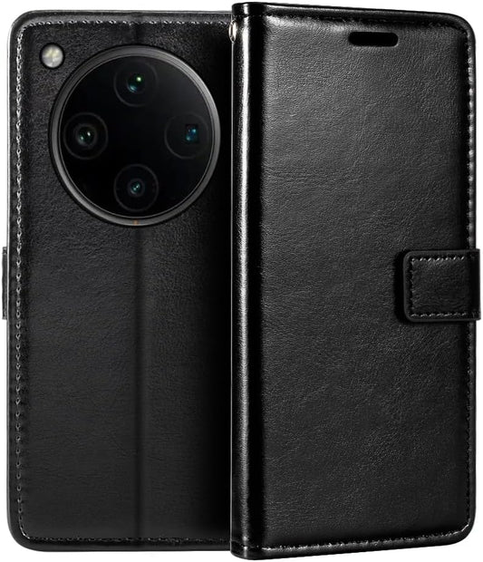 Leather Wallet Cover for Oppo Find X8 Pro 5G