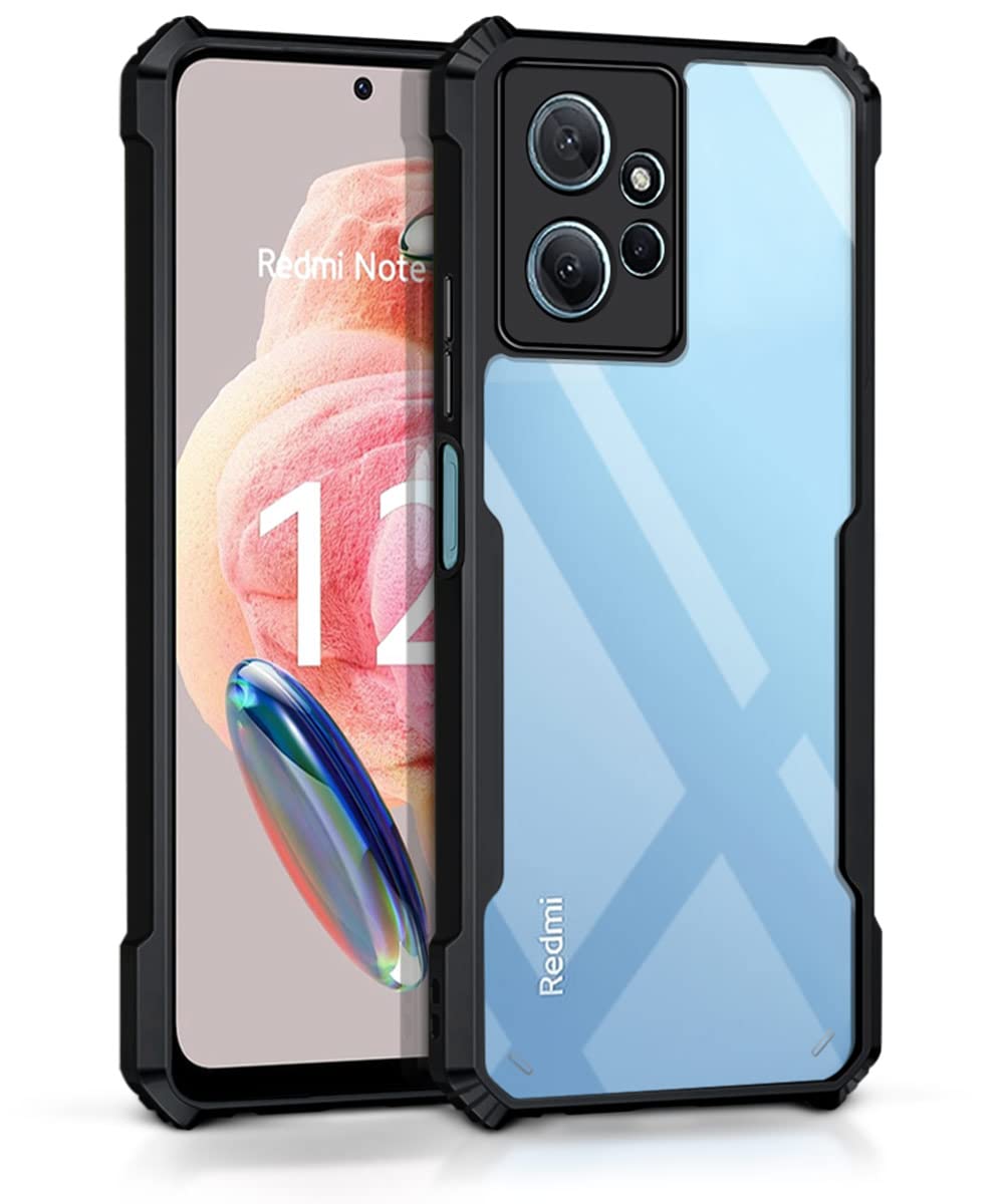 Redmi Note 12 4g Back Cover (Silicone Border)