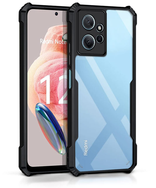 Redmi Note 12 4g Back Cover (Silicone Border)