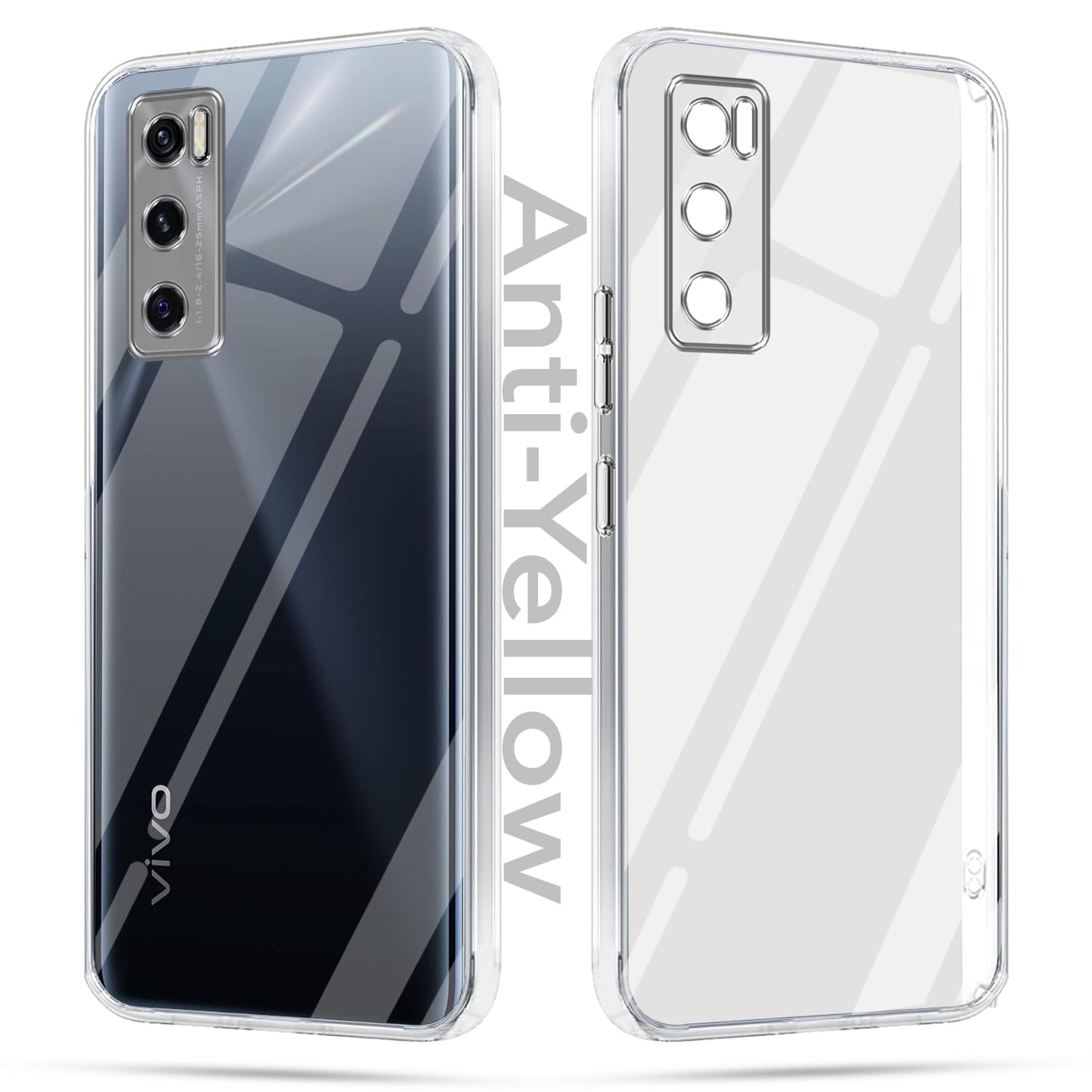 Vivo V20 SE (Lifetime Anti-Yellow Clear Back Cover)