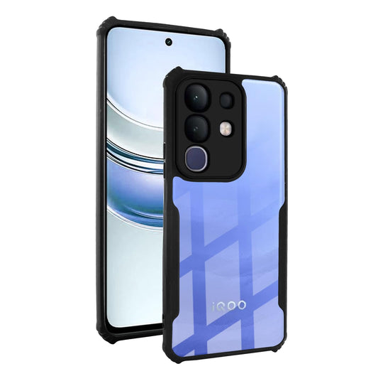 iQOO Z10X 5G (5G) Back Cover (Black Bumper)