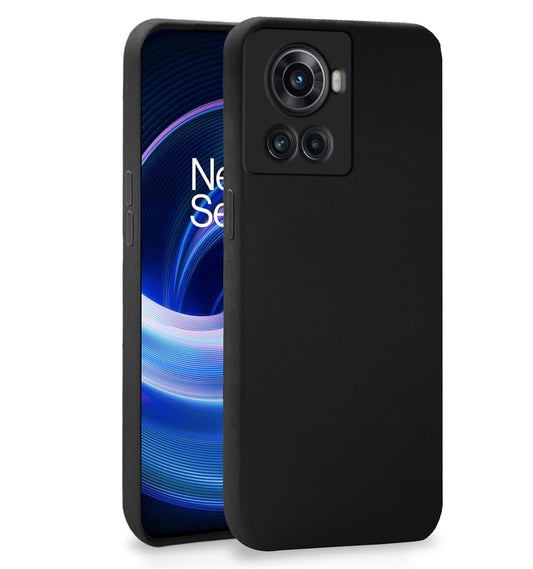 OnePlus 10R 5G ( Black Silicone Cover)