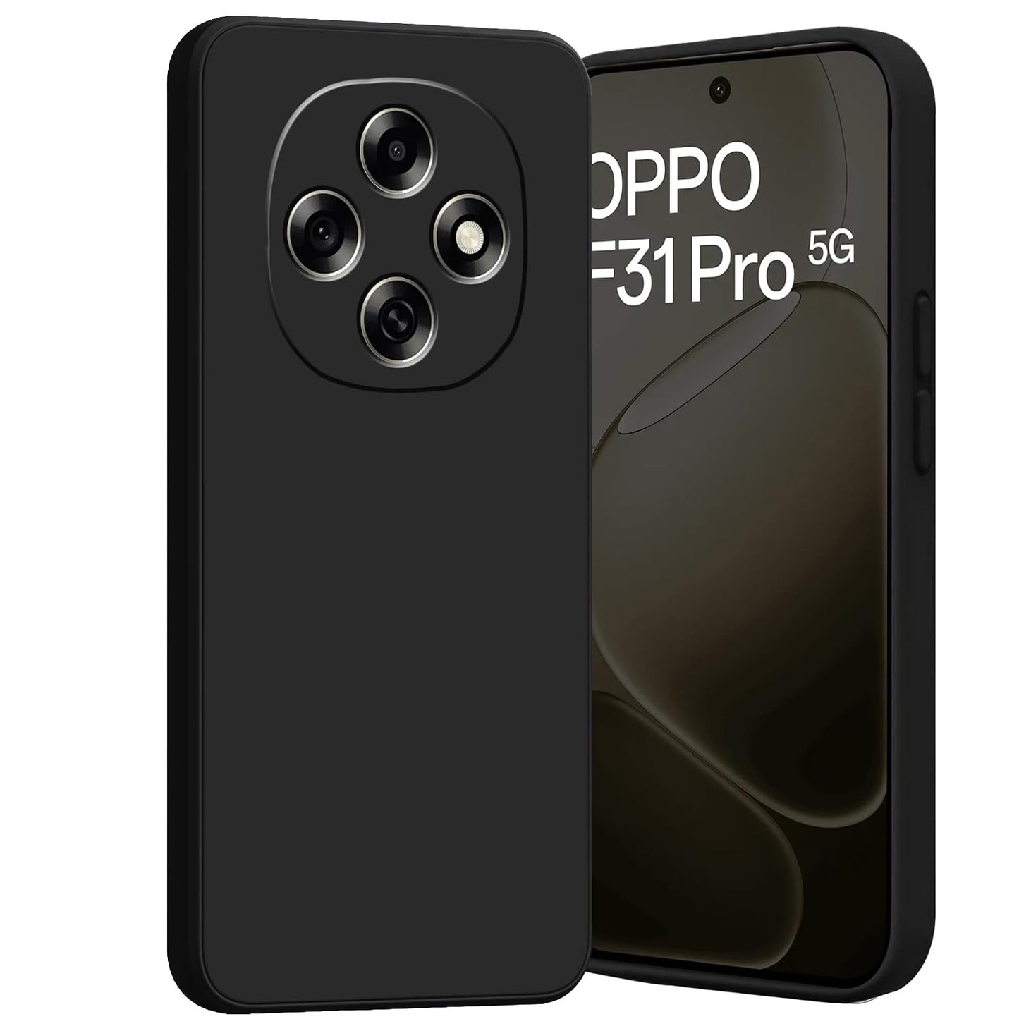 Oppo F31 Pro 5G ( Black Silicone Cover)