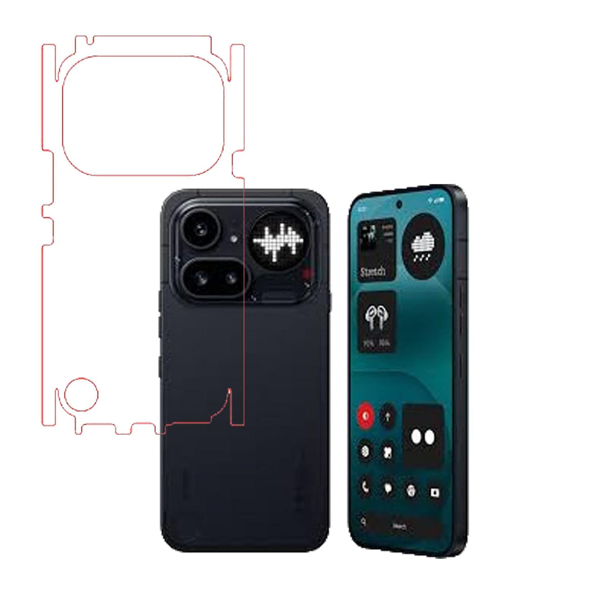 Nothing Phone 4a Pro Back Screen Guard For Matte Finish, Smooth Touch, Unbreakable Membrane