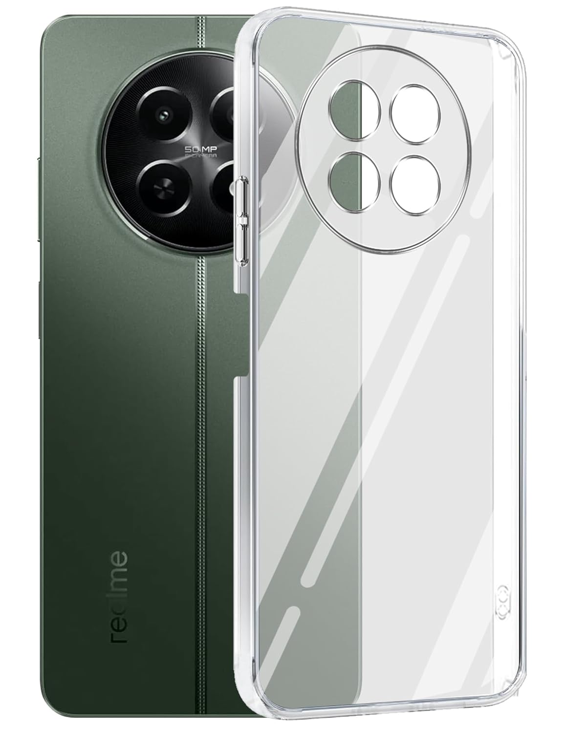 Realme 12 Plus  (Lifetime Anti-Yellow Clear Back Cover)