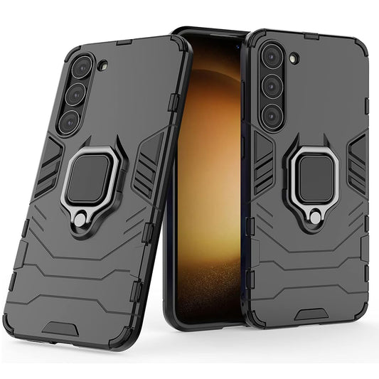 For Samsung S23 5G Back Cover Case Hybrid Armor |Ring Holder Kickstand