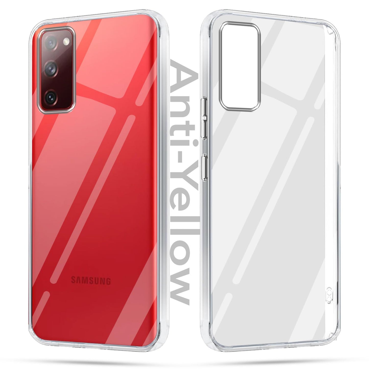 Samsung S20 FE (Lifetime Anti-Yellow Clear Back Cover)