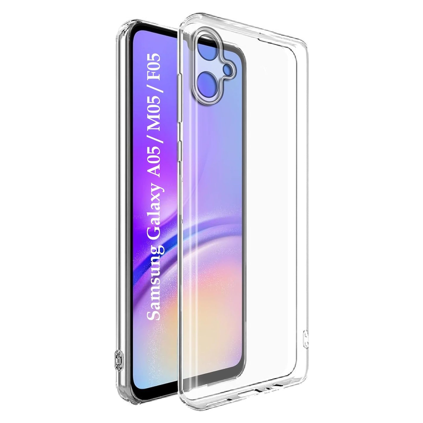Samsung A05/ F05/ M05 (Lifetime Anti-Yellow Clear Back Cover)