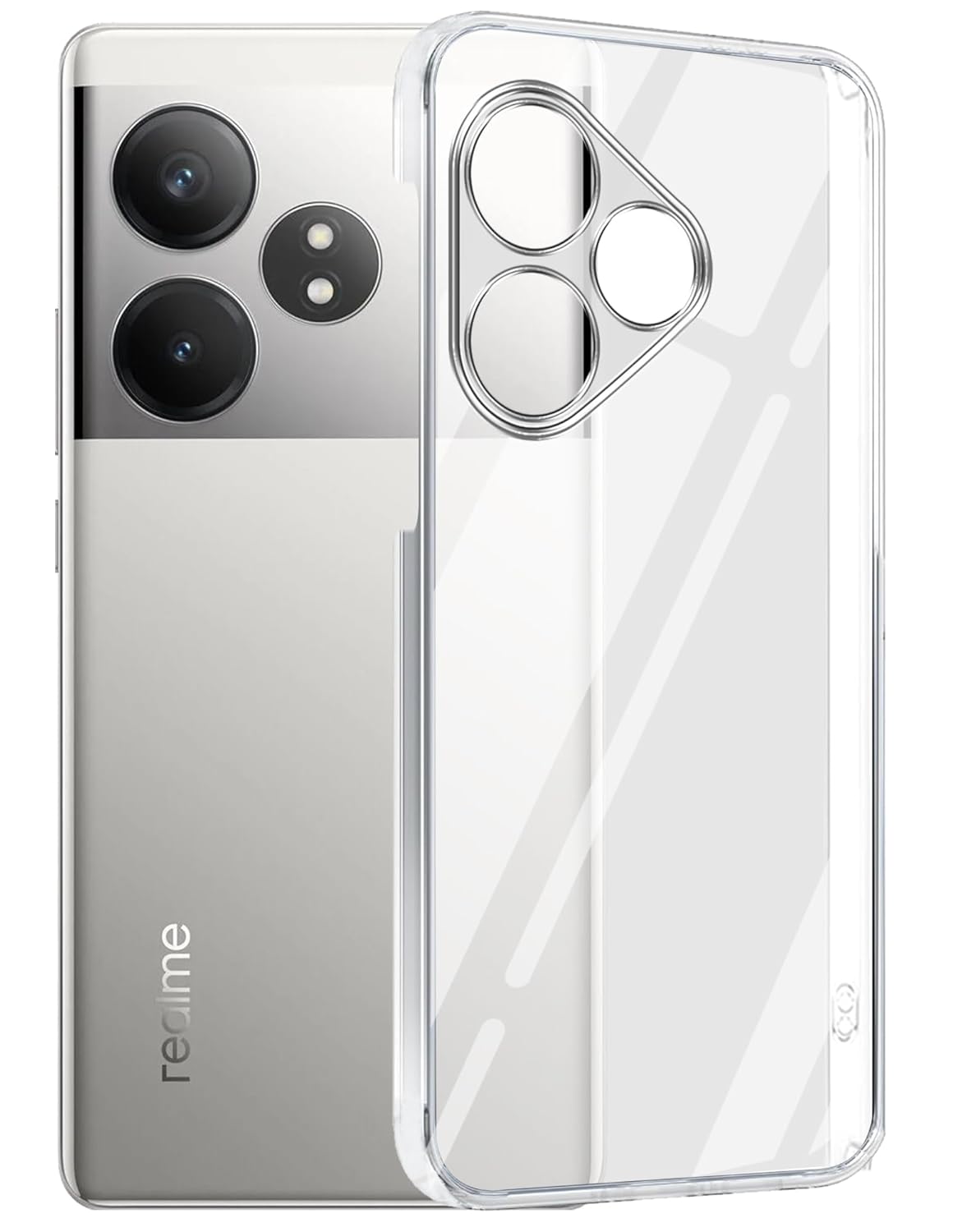 Realme GT 6 (Lifetime Anti-Yellow Clear Back Cover)