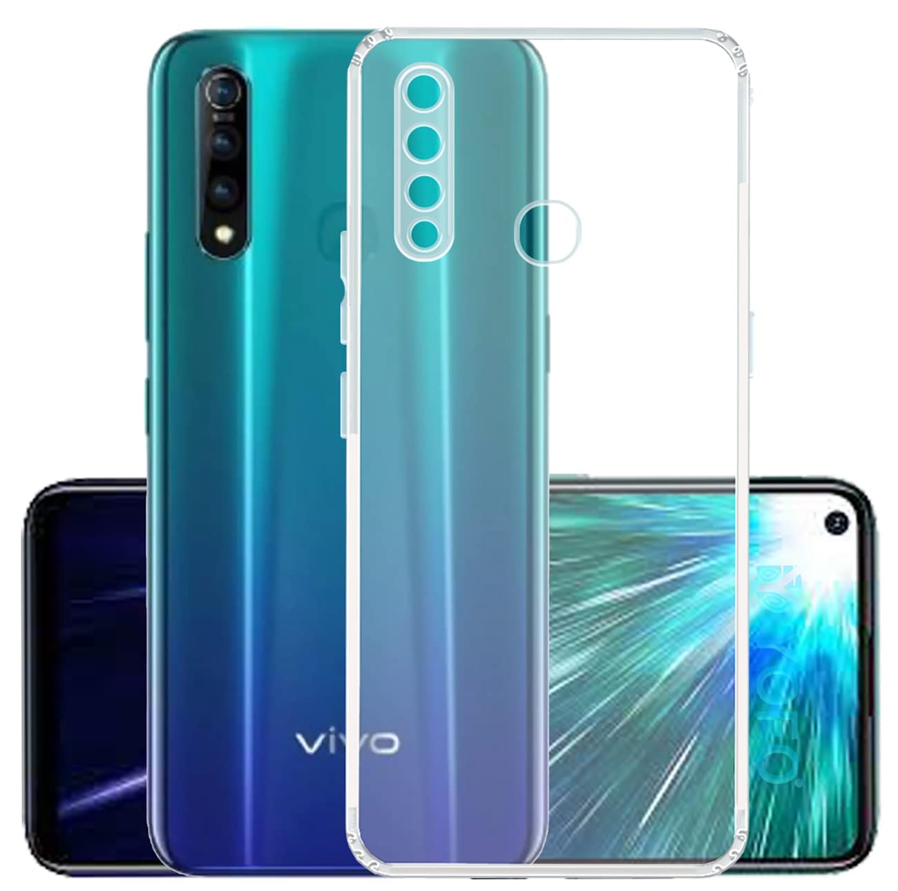 Vivo Z1 Pro (Lifetime Anti-Yellow Clear Back Cover)