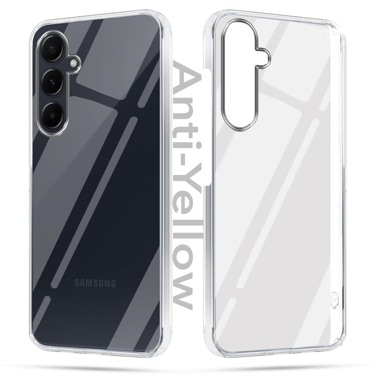 Samsung A55 (Lifetime Anti-Yellow Clear Back Cover)