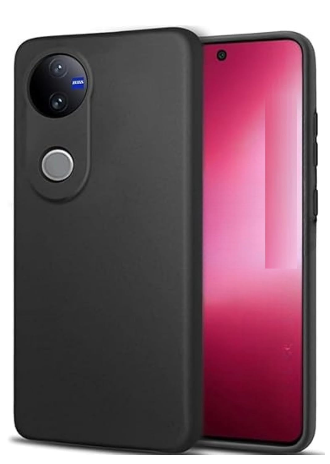 Vivo V50 5G/ V50E ( Black Silicone Cover)