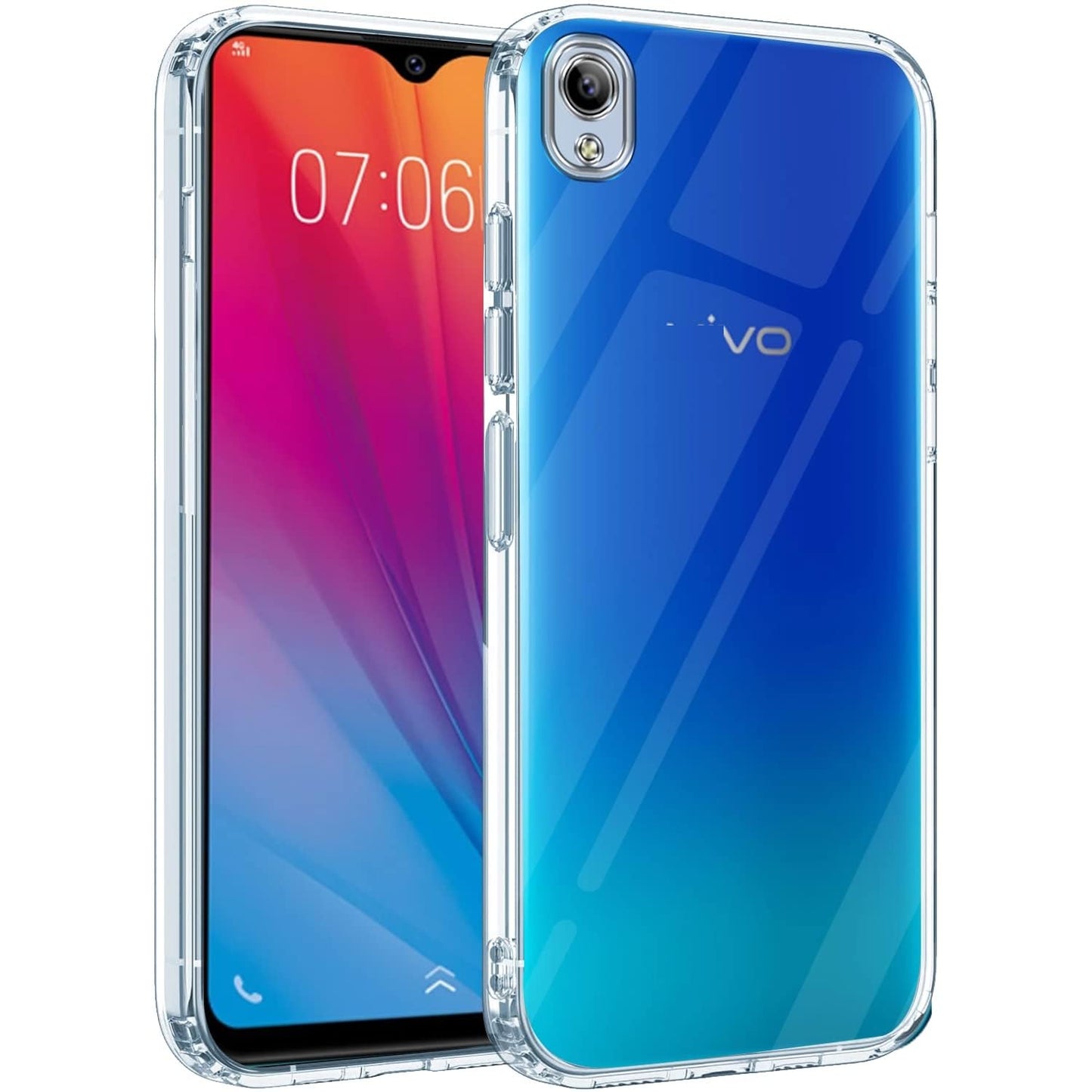 Vivo Y91i/Y1s(Lifetime Anti-Yellow Clear Back Cover)