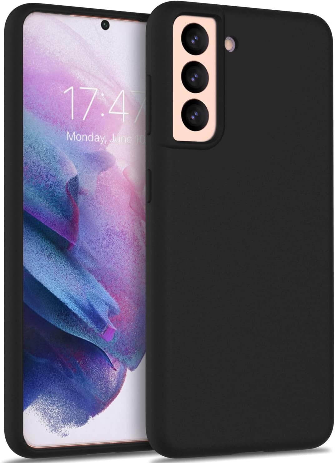 Samsung S21 Plus( Black Silicone Cover)