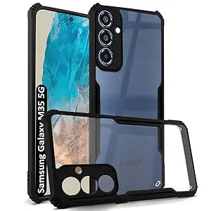 Samsung M35 Back Cover (Silicone Border)