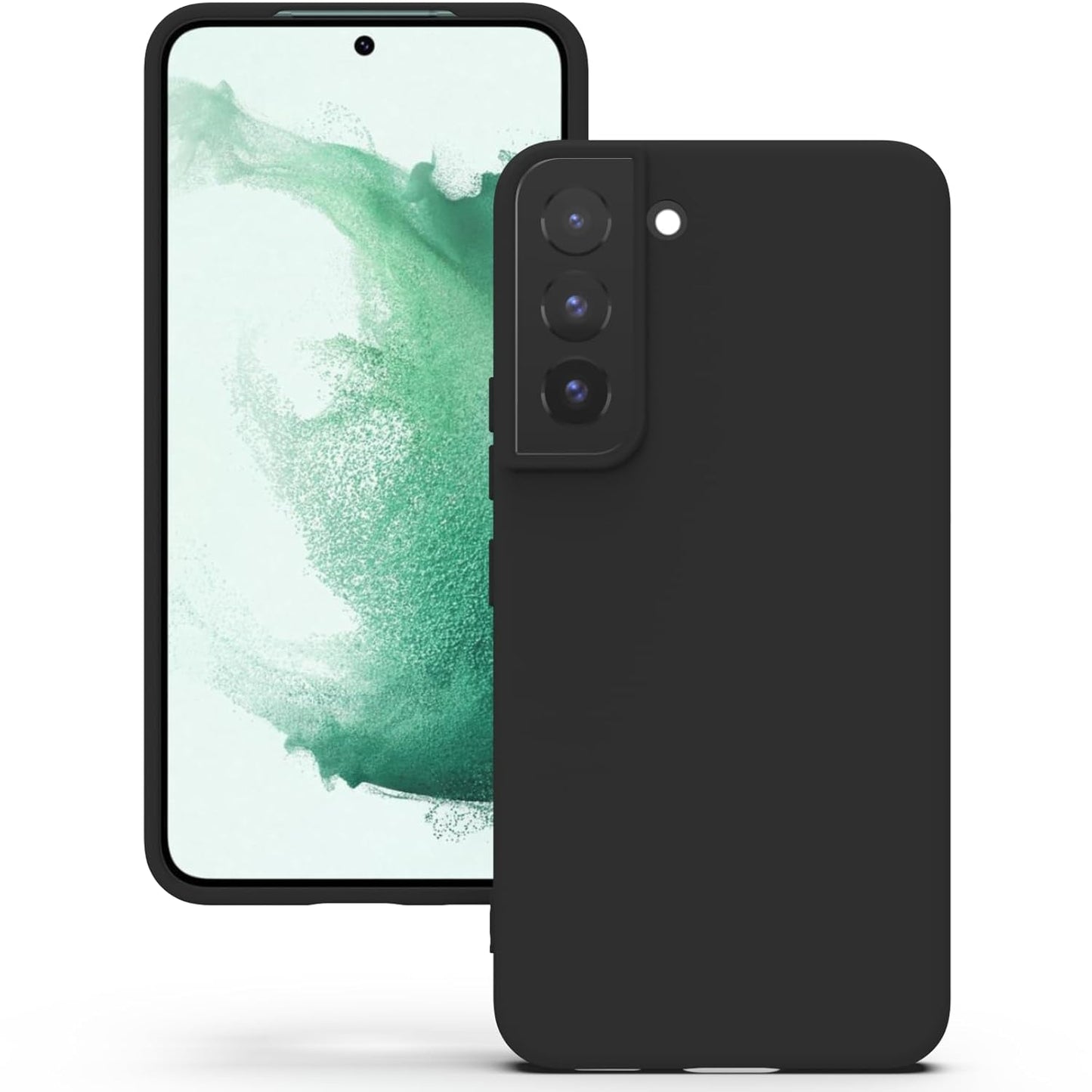 Samsung S22 (Black Silicone Cover)