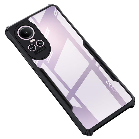 Oppo Reno 10 pro 5G Back Cover (Black Bumper)