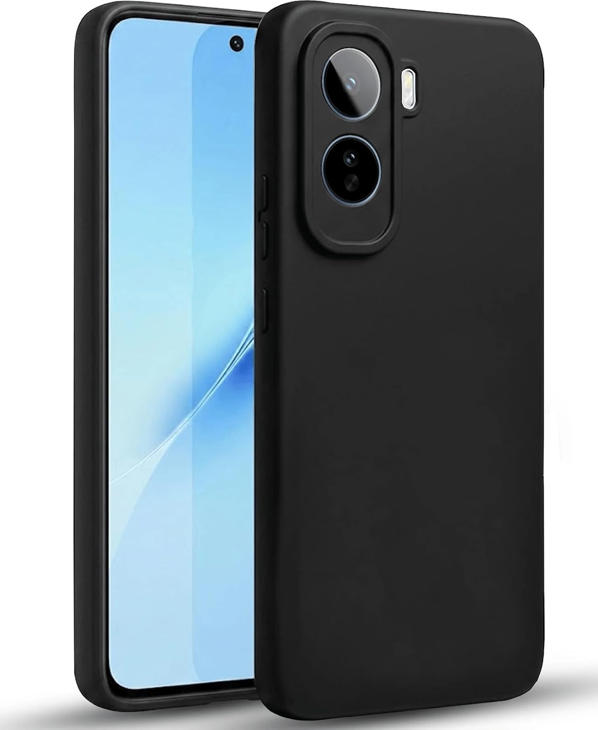Vivo T5 Pro 5G ( Black Silicone Cover)