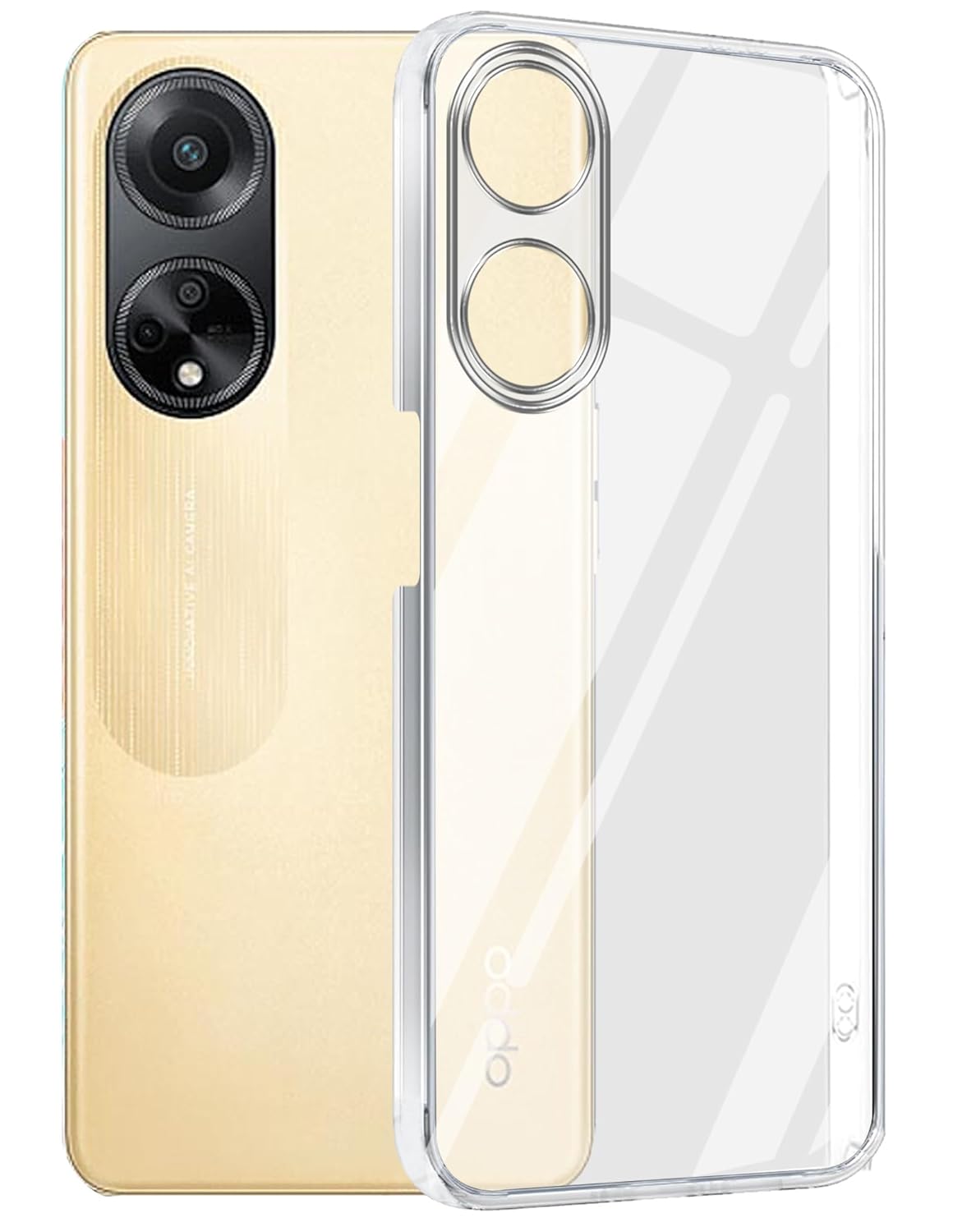 Oppo F23 5G (Lifetime Anti-Yellow Clear Back Cover)