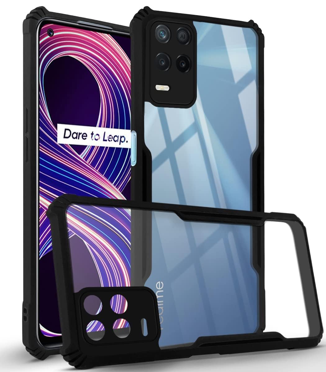 Realme 8 5G/8s 5G Back Cover (Black Bumper)