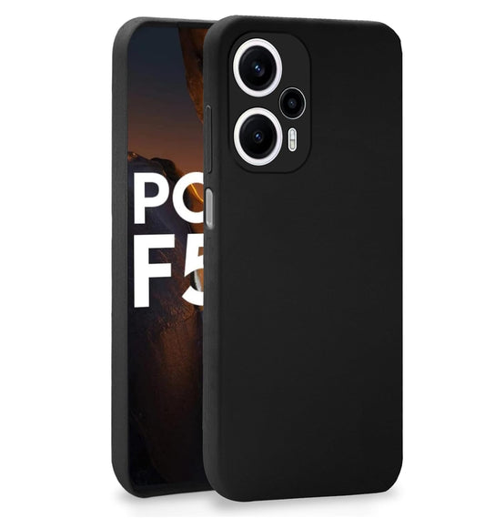 Poco F5 (Black Silicone Cover)