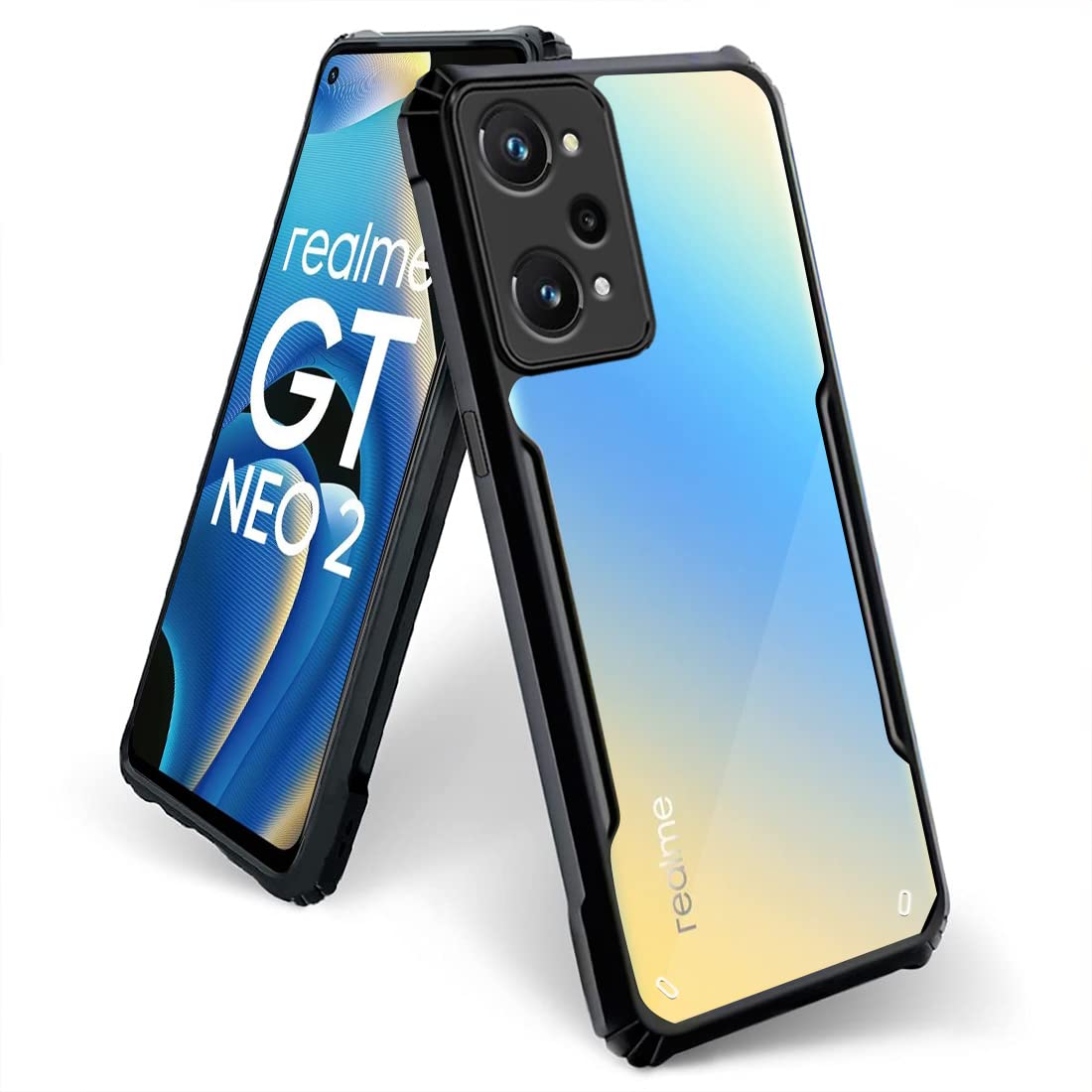Realme GT2 5G Back Cover (Black Bumper)