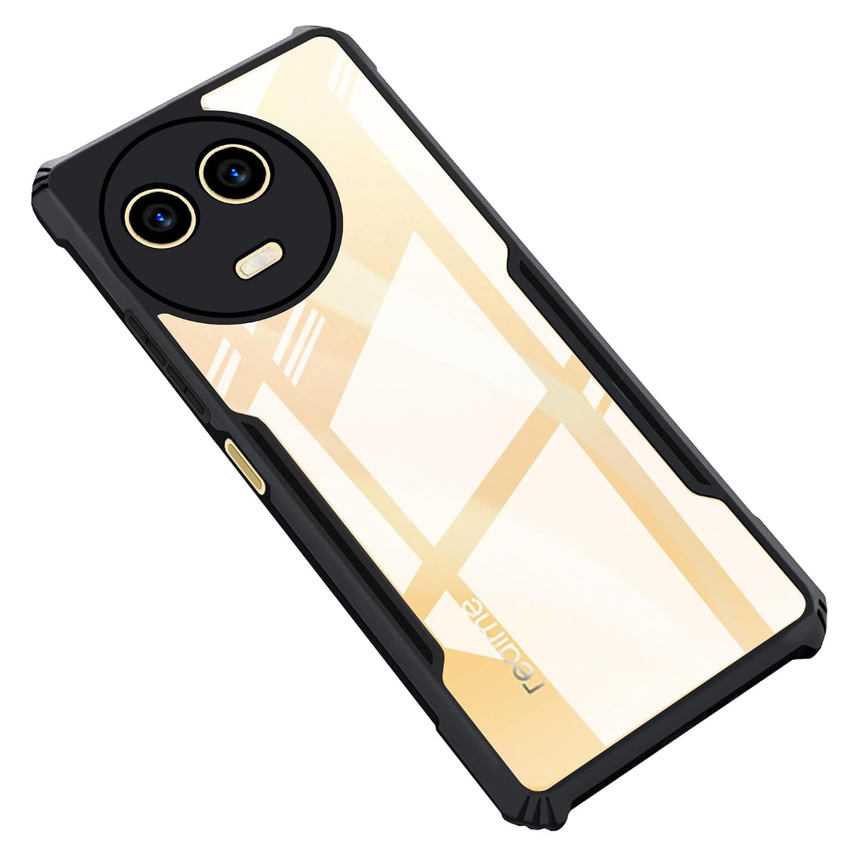 Realme Narzo 60x 5G Back Cover (Black Bumper)