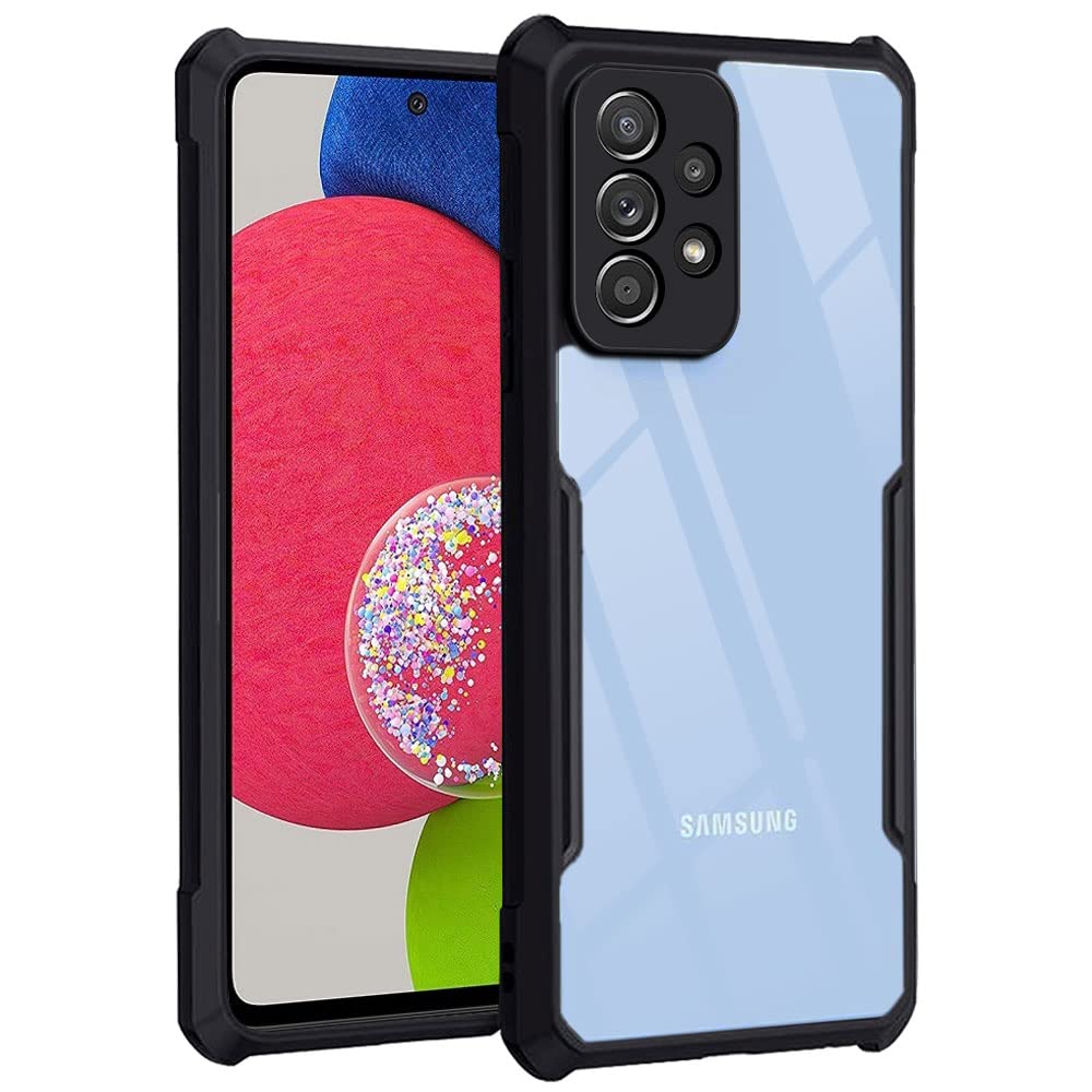 Samsung A52/A52s 5G Back Cover (Black Bumper)