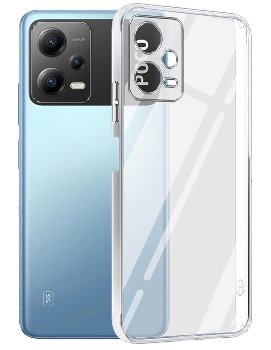 Poco X5 5G ( Lifetime Anti-Yellow Clear Back Cover)