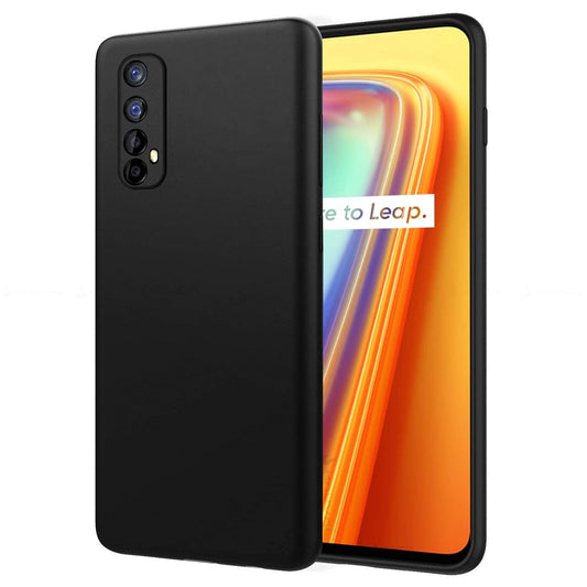 Realme 7/Narzo 20 Pro ( Black Silicone Cover)