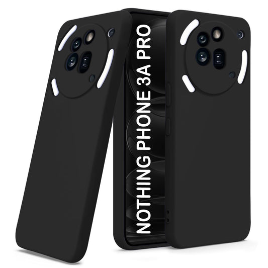 Nothing Phone (3a)Pro ( Black Silicone Cover)