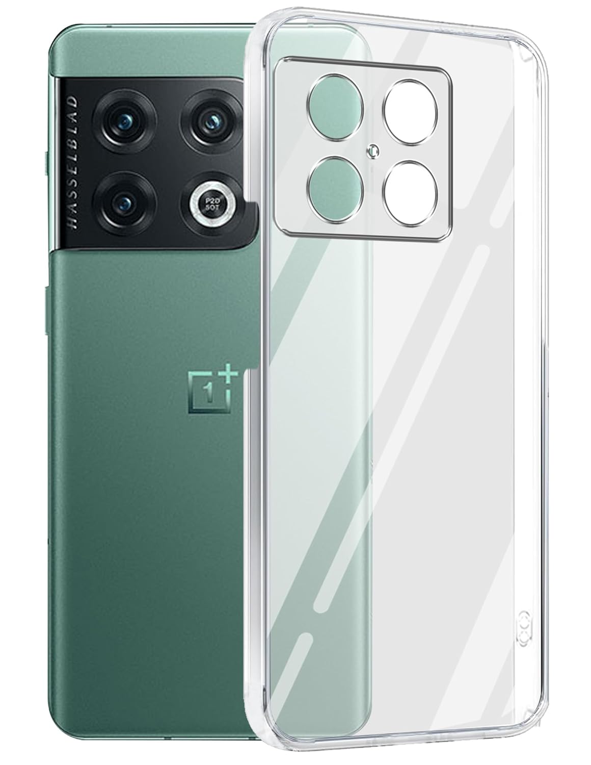 OnePlus 10T (5) Lifetime Anti-Yellow Clear Back Cover)