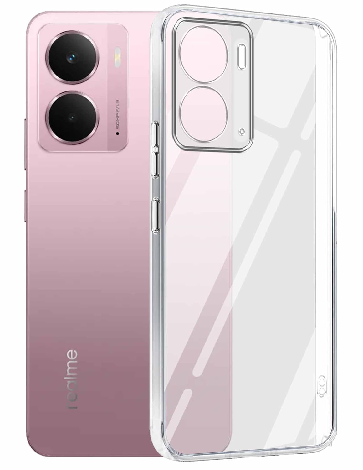 Realme P3 (Lifetime Anti-Yellow Clear Back Cover)