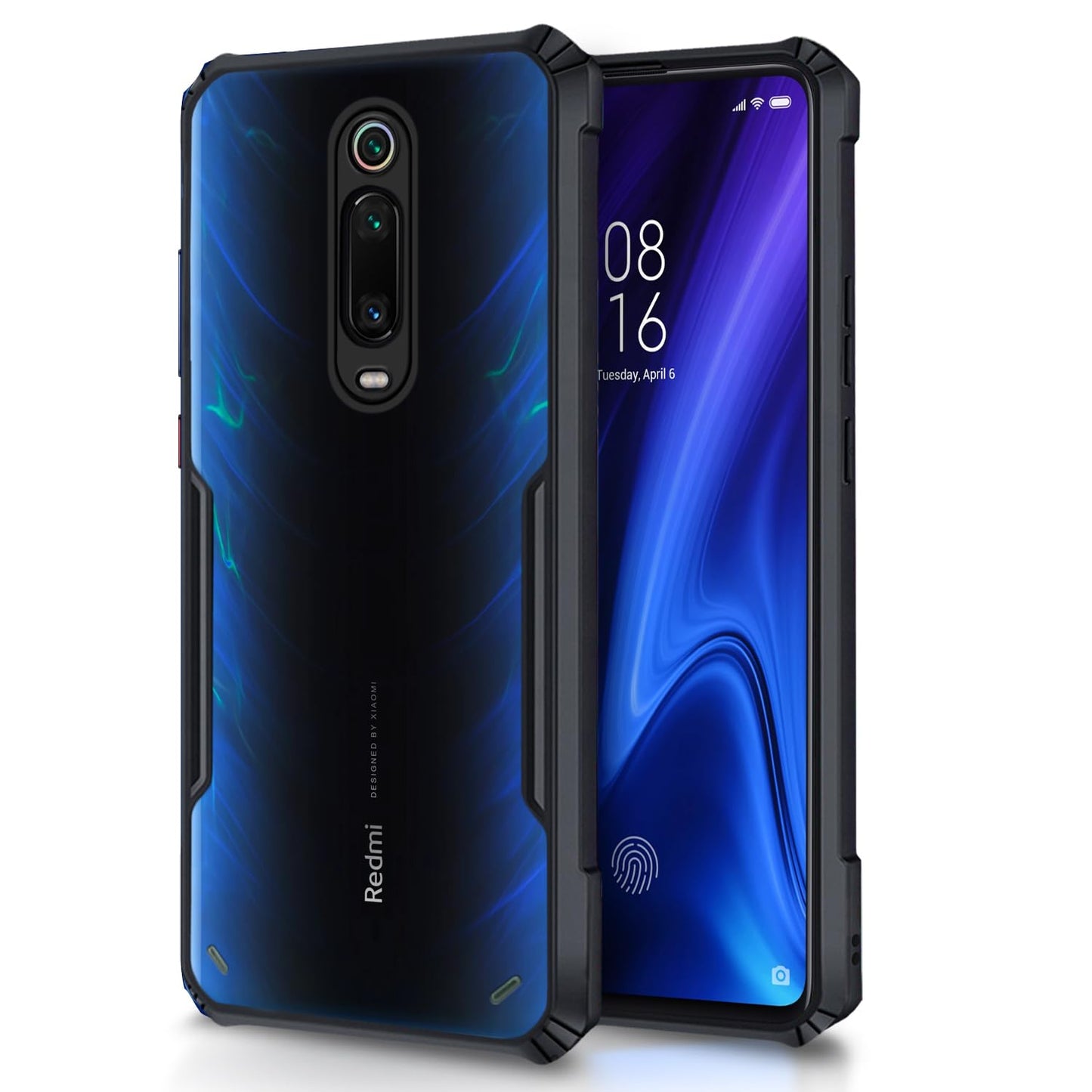 Redmi K20/ K20 Pro Back Cover (Black Bumper)