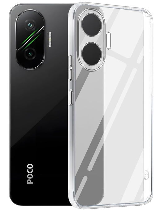 Poco F7 5G ( Lifetime Anti-Yellow Clear Back Cover)