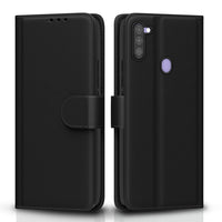 Leather Wallet Cover for Samsung M11