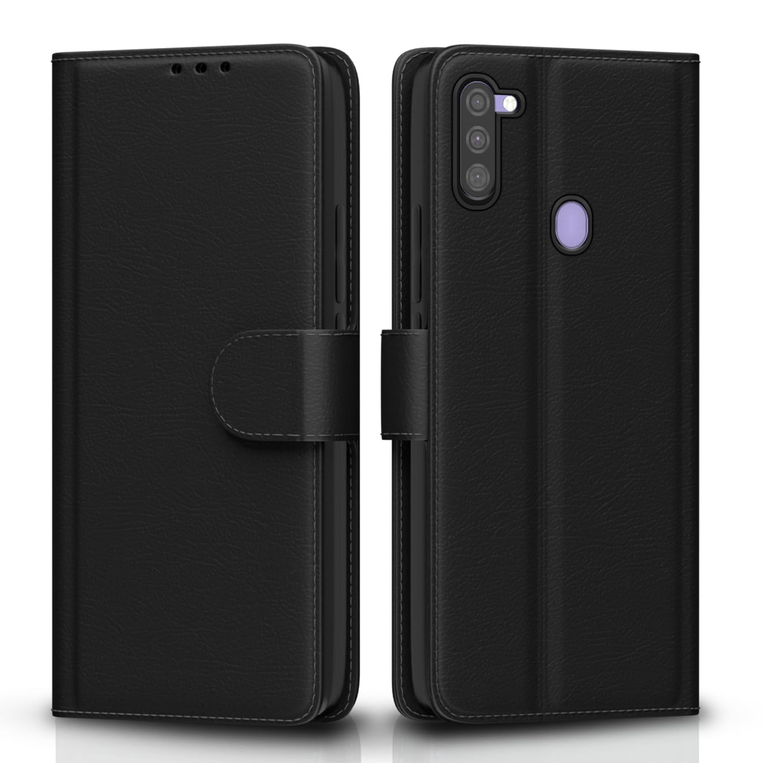 Leather Wallet Cover for Samsung M11