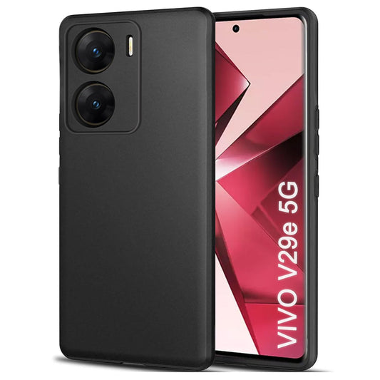 Vivo V29E ( Black Silicone Cover)