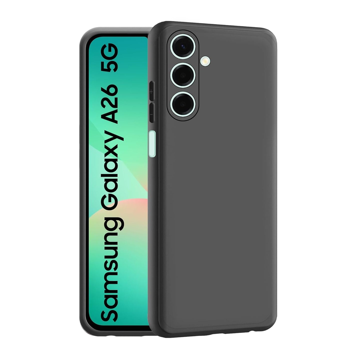 Samsung A26 (Black Silicone Cover)