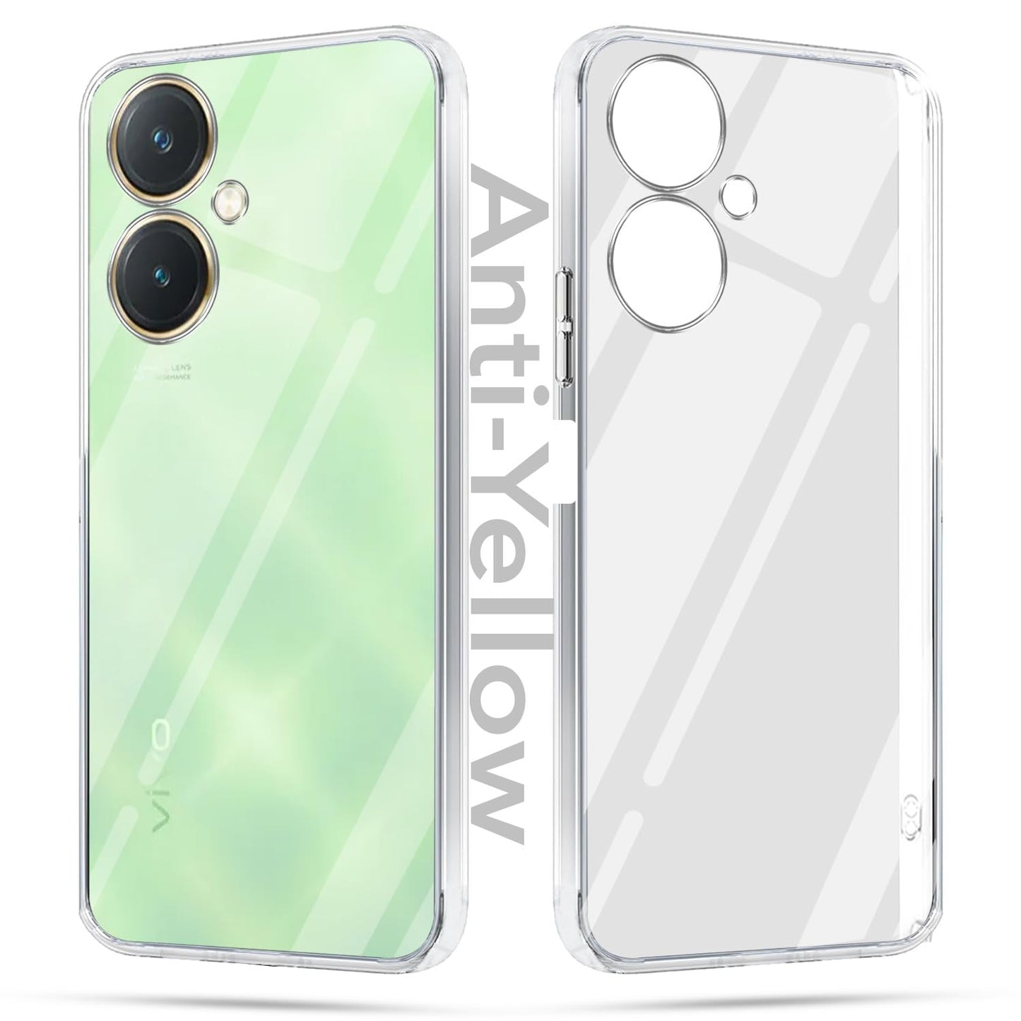 Vivo Y27 (Lifetime Anti-Yellow Clear Back Cover)
